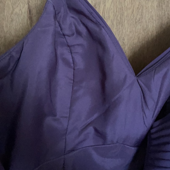 Azazie Plum Bridesmaid Dress - Picture 9 of 11